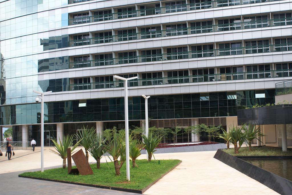 Flat Fusion Setor Hoteleiro Norte Com Servico Diario De Limpeza Бразилиа Номер фото