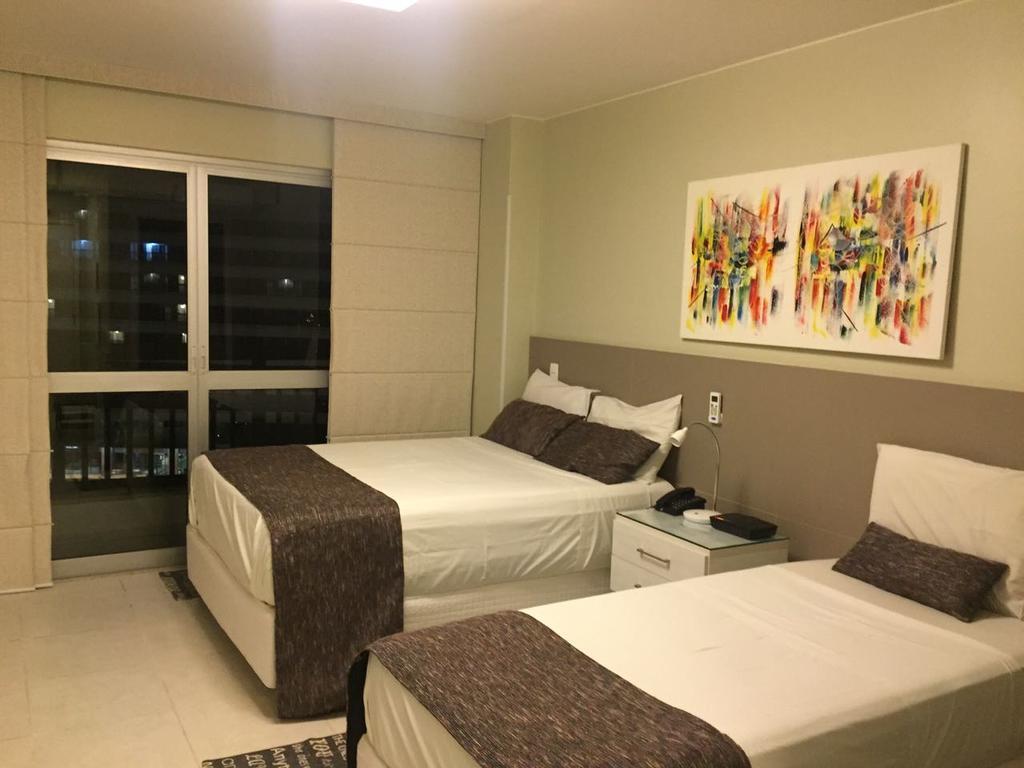 Flat Fusion Setor Hoteleiro Norte Com Servico Diario De Limpeza Бразилиа Экстерьер фото